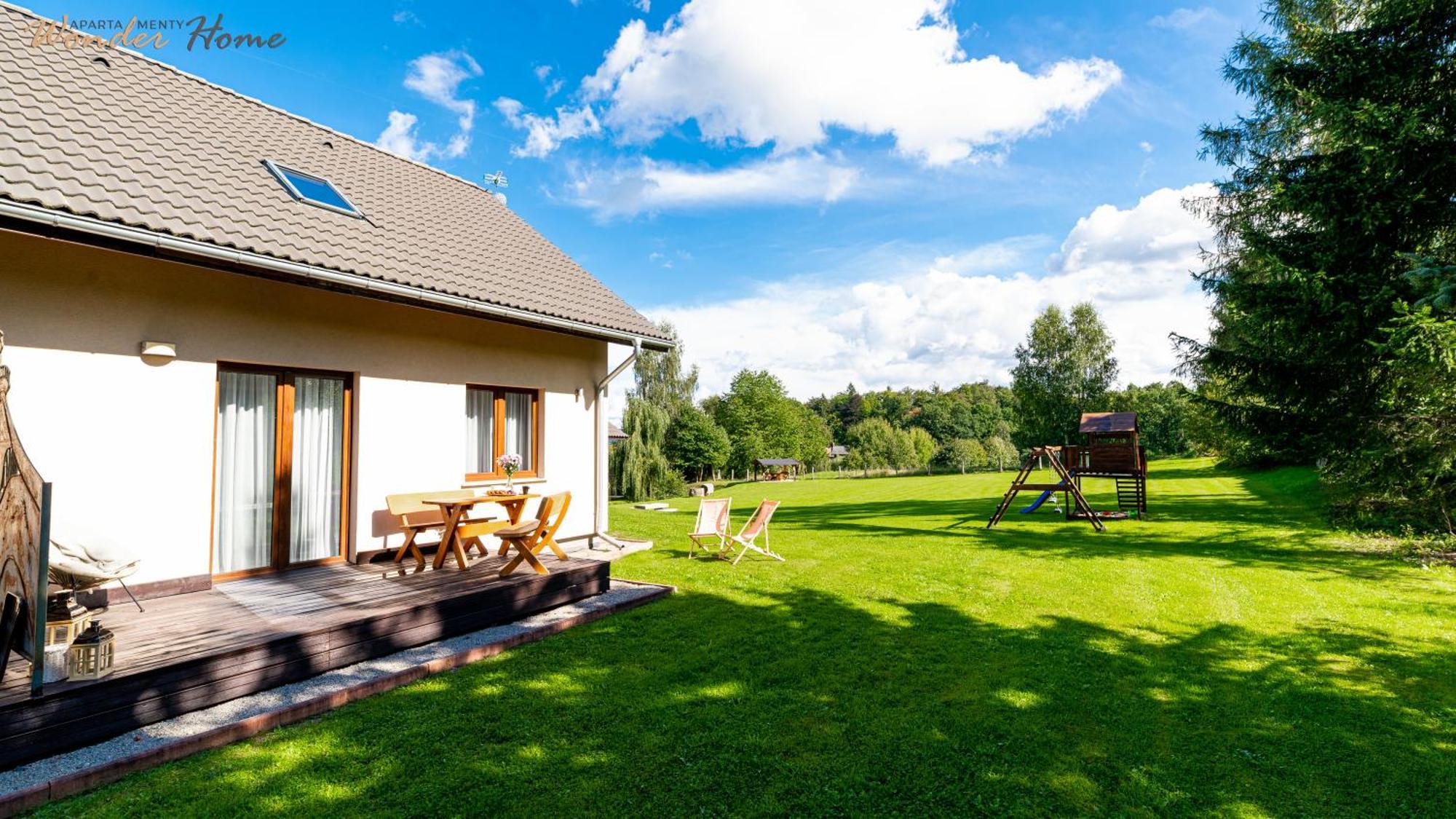 Apartamenty Czerwony Dworek - Duzy Teren Zielony, Plac Zabaw, Miejsce Na Grilla I Staw Z Mozliwoscia Wedkowania, Boisko Mysłakowice Dış mekan fotoğraf